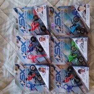 Lot of 6 1/24 scale new unopened sx supercross 1st edition toys